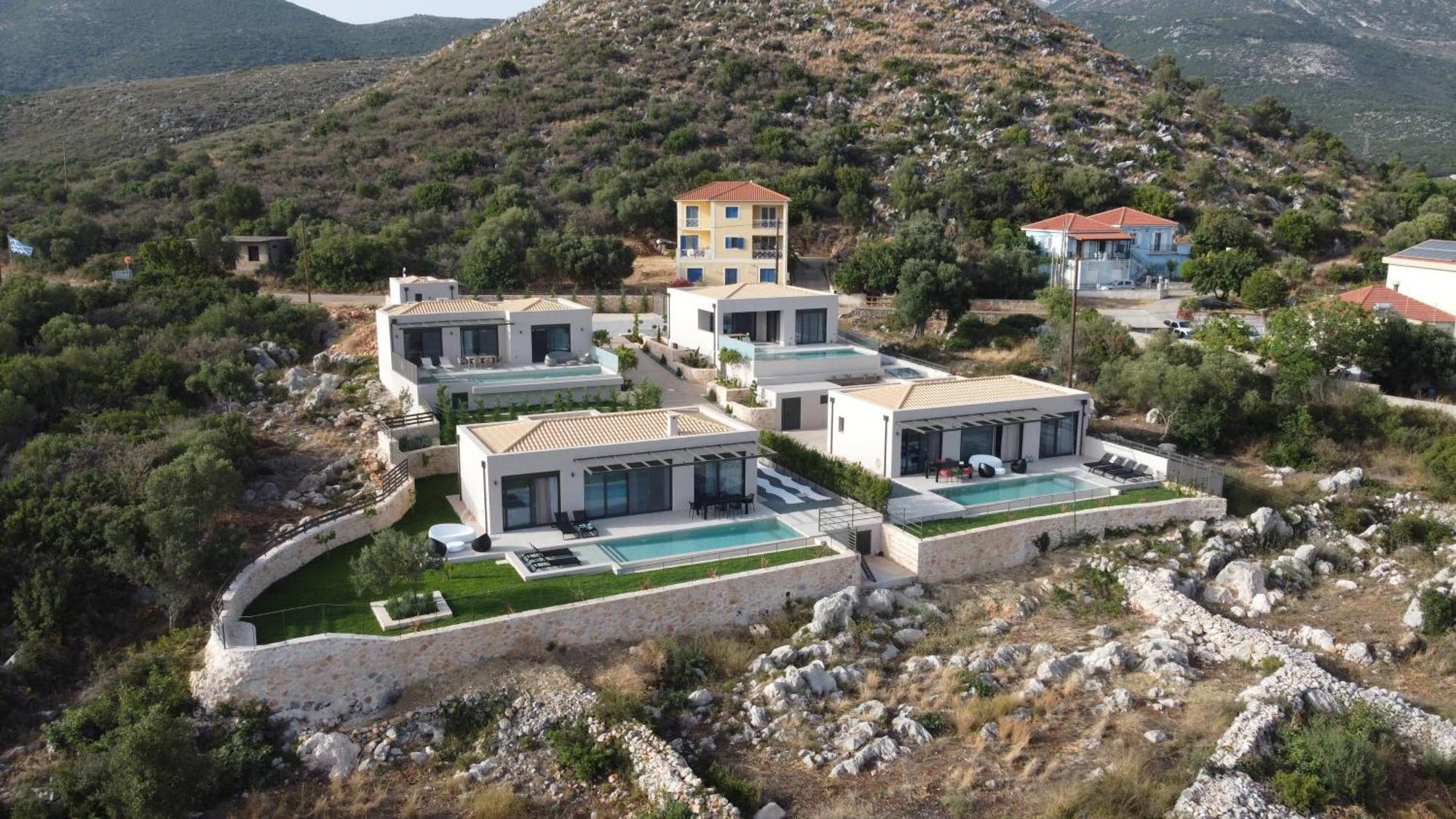 Gem Villas Luxury Sea View Karavádhos Екстериор снимка